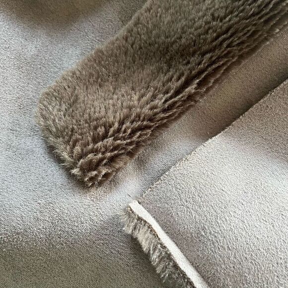 Anthropologie Piper Sweater Coat Suede Knit Brown Small - Picture 4 of 8